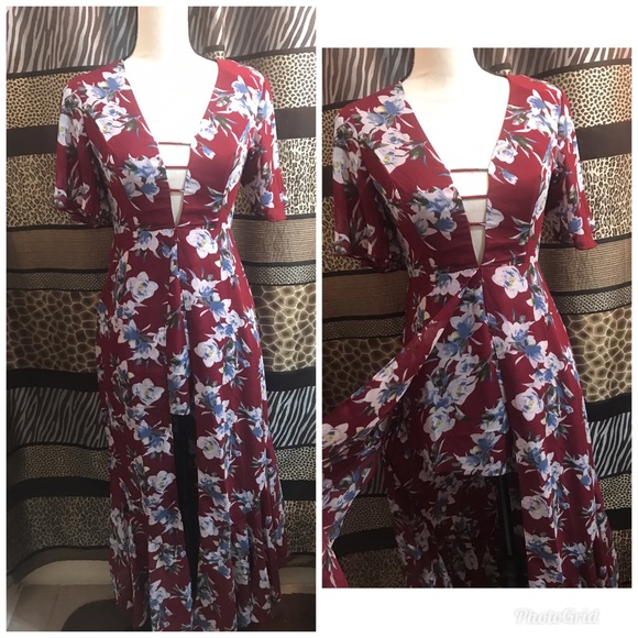 Last one!! Make an offer! Maxi floral romper small - Picture 5 of 7